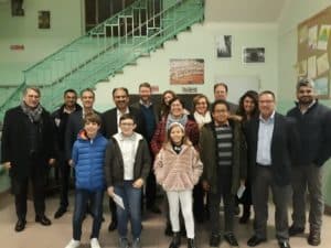 Rodari School in Trecate, Italy receives surprise guests