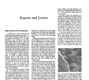 High-Resolution Microradiography