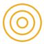 Gold Target Icon