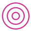 Pink Target Icon