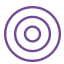 Purple Target Icon