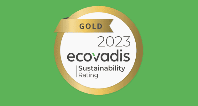 Ecovadis Gold Rating 2023