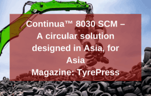 John Loudermilk discusses Continua™ 8030 SCM with the Tyrepress magazine