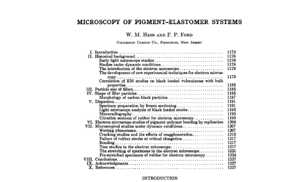 Microscopia de sistemas de pigmento-elastómero